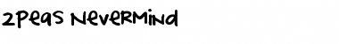 Download 2Peas Nevermind Font Download 2Peas Nevermind Font
