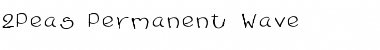 Download 2Peas Permanent Wave Font