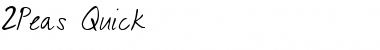 Download 2Peas Quick Font Download 2Peas Quick Font