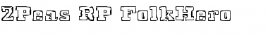 Download 2Peas RP FolkHero Font Download 2Peas RP FolkHero Font