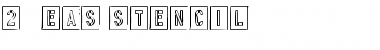 Download 2Peas stencil Font Download 2Peas stencil Font