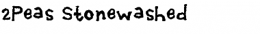 Download 2Peas Stonewashed Font Download 2Peas Stonewashed Font