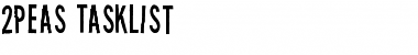 Download 2Peas Tasklist Font Download 2Peas Tasklist Font