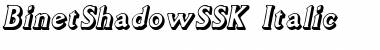 Download BinetShadowSSK Font Download BinetShadowSSK Font