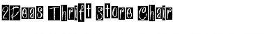 Download 2Peas Thrift Store Chair Font Download 2Peas Thrift Store Chair Font