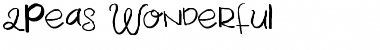 Download 2Peas Wonderful Font Download 2Peas Wonderful Font