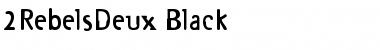 2RebelsDeux Black Font