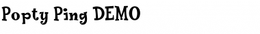 Download Popty Ping DEMO Font Download Popty Ping DEMO Font