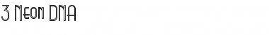 Download 3 Neon DNA Font Download 3 Neon DNA Font