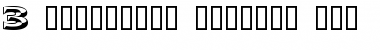 Download 3 Prismatic Numbers DNA Font Download 3 Prismatic Numbers DNA Font