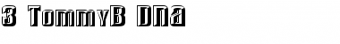 Download 3 TommyB DNA Font Download 3 TommyB DNA Font