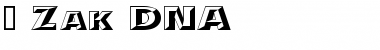 Download 3 Zak DNA Font Download 3 Zak DNA Font