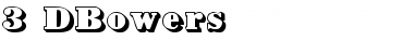Download 3-DBowers Font Download 3-DBowers Font