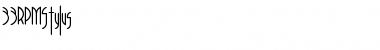 Download 33RPMStylus Font Download 33RPMStylus Font