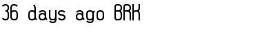 Download 36 days ago BRK Font Download 36 days ago BRK Font