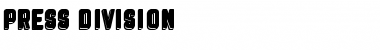 Download press division Font Download press division Font