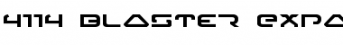 Download 4114 Blaster Expanded Font Download 4114 Blaster Expanded Font
