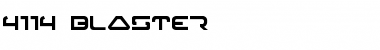 Download 4114 Blaster Font Download 4114 Blaster Font