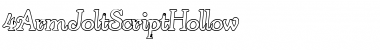 Download 4ArmJoltScriptHollow Font Download 4ArmJoltScriptHollow Font