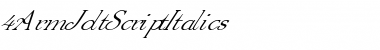 Download 4ArmJoltScriptItalics Font Download 4ArmJoltScriptItalics Font