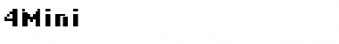 Download 4Mini Font Download 4Mini Font
