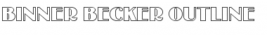 Download Binner Becker Outline Font Download Binner Becker Outline Font