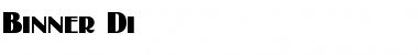 Download Binner_Di Font Download Binner_Di Font