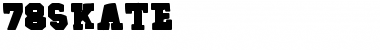 Download 78SKATE Font Download 78SKATE Font