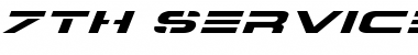 Download 7th Service Expanded Italic Font Download 7th Service Expanded Italic Font