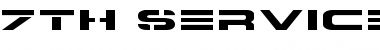 Download 7th Service Expanded Font Download 7th Service Expanded Font