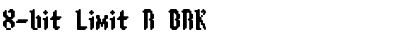 Download 8-bit Limit R BRK Font Download 8-bit Limit R BRK Font