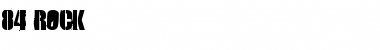 Download 84 Rock! Font Download 84 Rock! Font