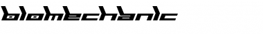 Download Biomechanic Font Download Biomechanic Font