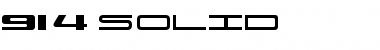 Download 914-SOLID Font Download 914-SOLID Font