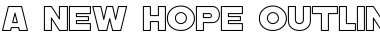 Download A New Hope Outline Font Download A New Hope Outline Font