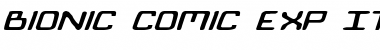 Download Bionic Comic Exp Italic Font Download Bionic Comic Exp Italic Font
