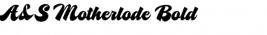 Download A&S Motherlode Font Download A&S Motherlode Font