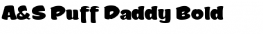 Download A&S Puff Daddy Font Download A&S Puff Daddy Font