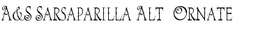 Download A&S Sarsaparilla Alt. Ornate Font Download A&S Sarsaparilla Alt. Ornate Font