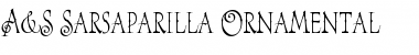 Download A&S Sarsaparilla Ornamental Font Download A&S Sarsaparilla Ornamental Font