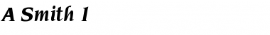 Download A-Smith 1 Font Download A-Smith 1 Font