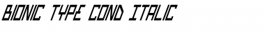 Download Bionic Type Cond Italic Font Download Bionic Type Cond Italic Font