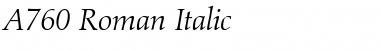 Download A760-Roman Font Download A760-Roman Font