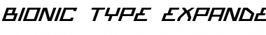 Download Bionic Type Expanded Italic Font Download Bionic Type Expanded Italic Font