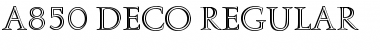 Download A850-Deco Font Download A850-Deco Font