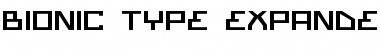 Download Bionic Type Expanded Font Download Bionic Type Expanded Font