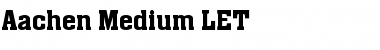 Download Aachen Medium LET Font Download Aachen Medium LET Font