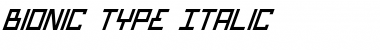 Download Bionic Type Italic Font Download Bionic Type Italic Font