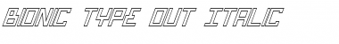 Download Bionic Type Out Italic Font Download Bionic Type Out Italic Font