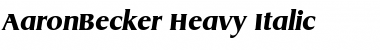 Download AaronBecker-Heavy Font Download AaronBecker-Heavy Font